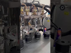 Ακριβής μηχανή πλήρωσης κρέμας καλλυντικών διχρωματική μηχανή πλήρωσης βάζας κρέμας με κινητήρα AC