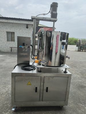 Μηχανή πλήρωσης διπλής κεφαλής για κρέμες 5KW 80L όγκος τύμπανο