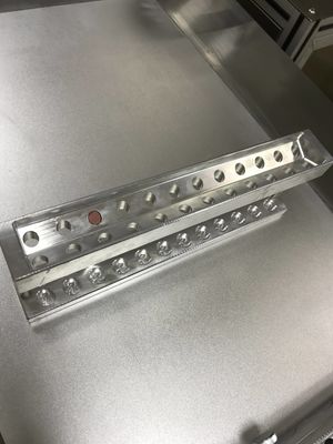 24 τρύπες Custom Lipstick Mold V σχήμα Diy Lipstick Mold κράμα αλουμινίου