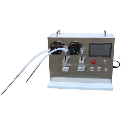 Μηχανή πλήρωσης με μασκάρα από PLC Μηχανή πλήρωσης με γλέντι από νυχιών διπλή κεφαλή