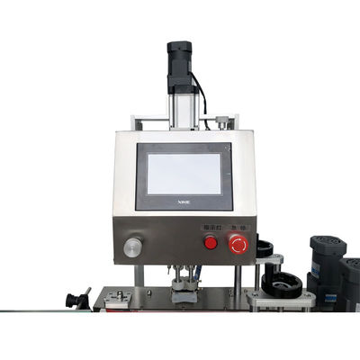 220V 50Hz Servo Automatic Capping Machine 0.3-0.8 Mpa Προμήθεια αέρα από ανοξείδωτο χάλυβα